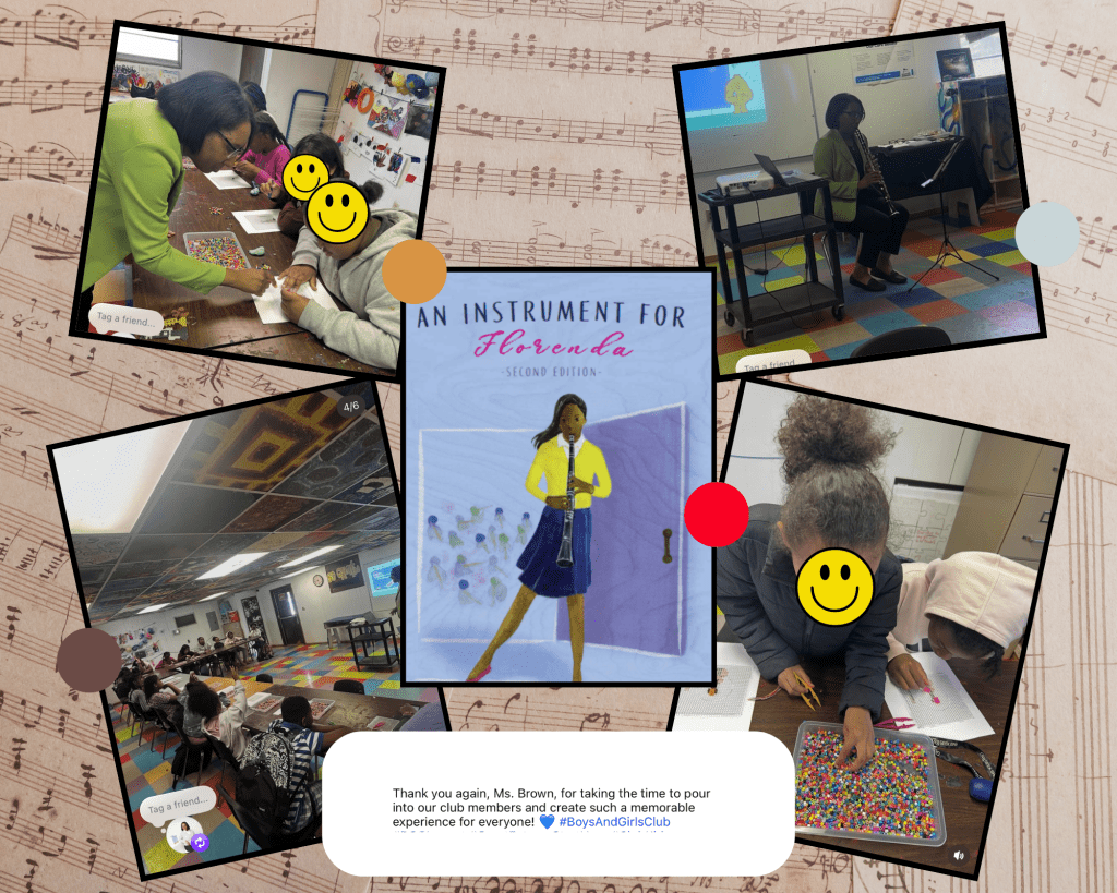 Author visits to Boys and Girls Club of Washinton Elementary School